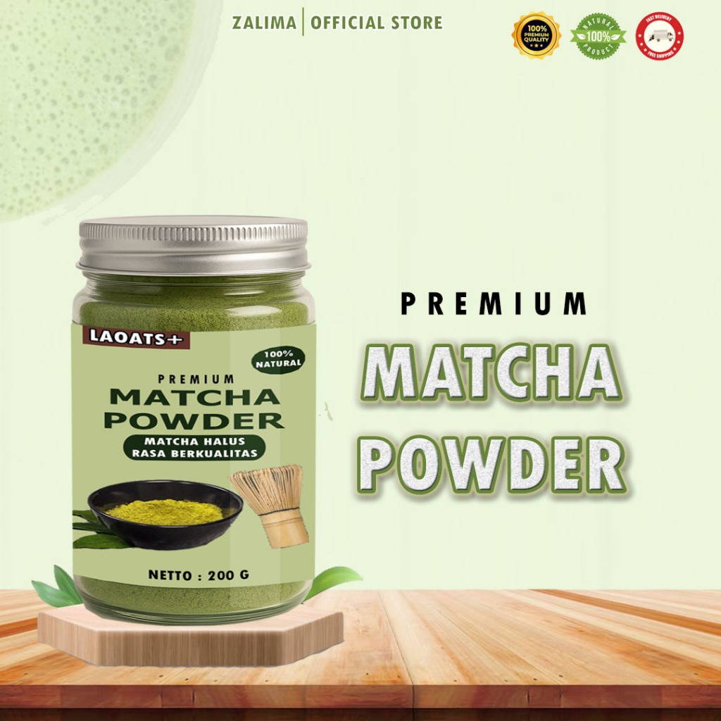 

Bubuk Matcha Premium 200g LAOATS