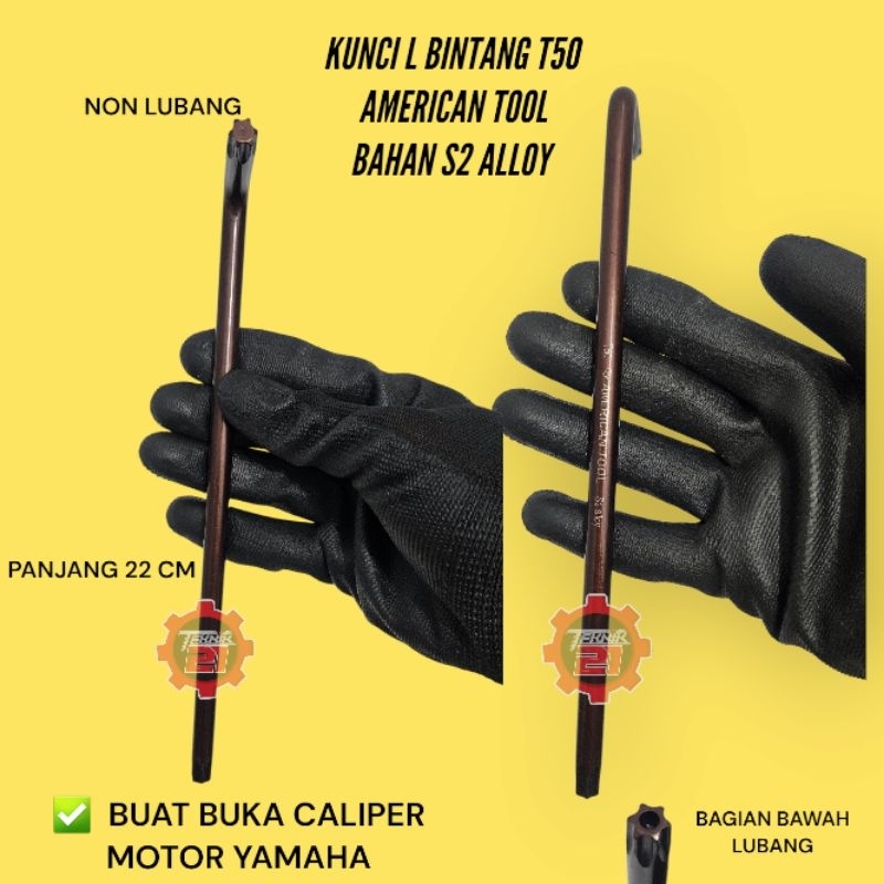 KUNCI L BINTANG KALIPER HONDA T40 DAN T50 KUNCI L BINTANG KALIPER YAMAHA AMERICAN