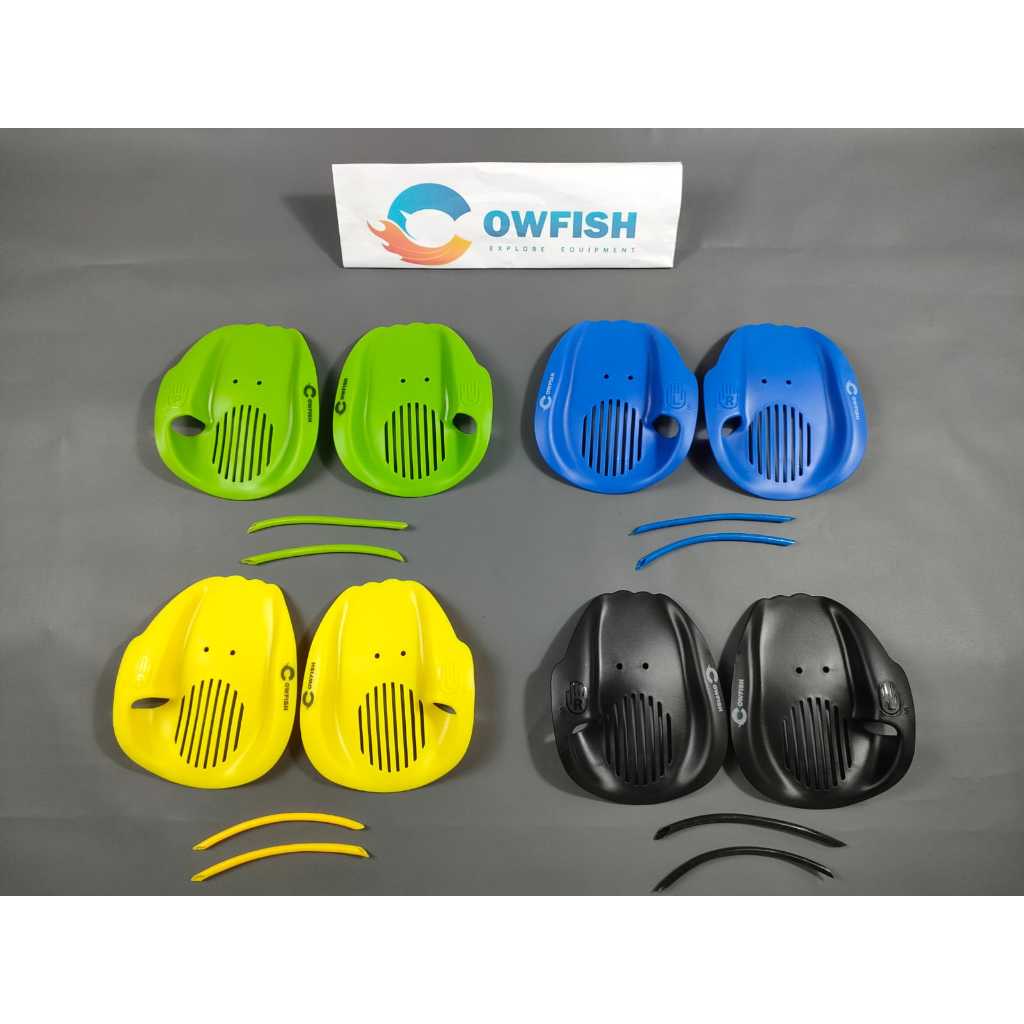 COWFISH Hand Paddle / Hand Swim Paddle / Tangan Katak / Hand Paddle Renang GROSIRAN 12PCS