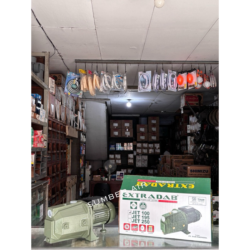 pompa air semi jet extradab jet 100