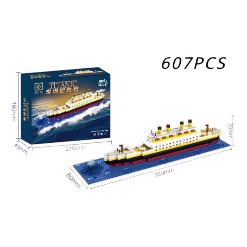Mainan Anak Bricks Kapal Titanic - Mainan Anak Bricks Kapal Titanic - Toys