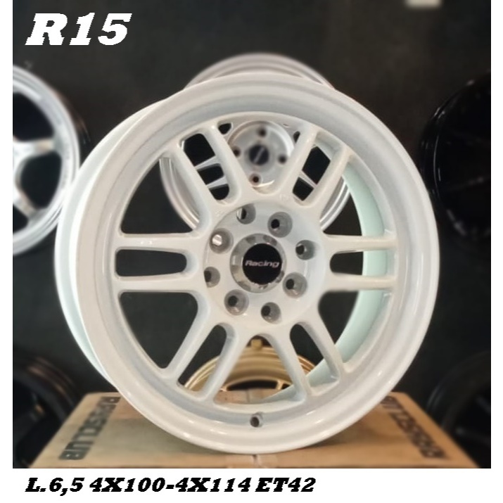 velg mobil ring 15 enkei rpf lebar 6,5 pcd 4x100-4x114