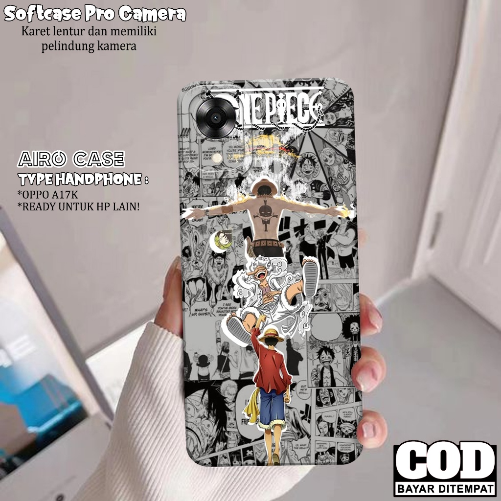 Case Oppo A17K - Softcase Oppo A17K - Softcase Pro Camera - AIRO CASE - Case Tpu - Casing Oppo A17K 