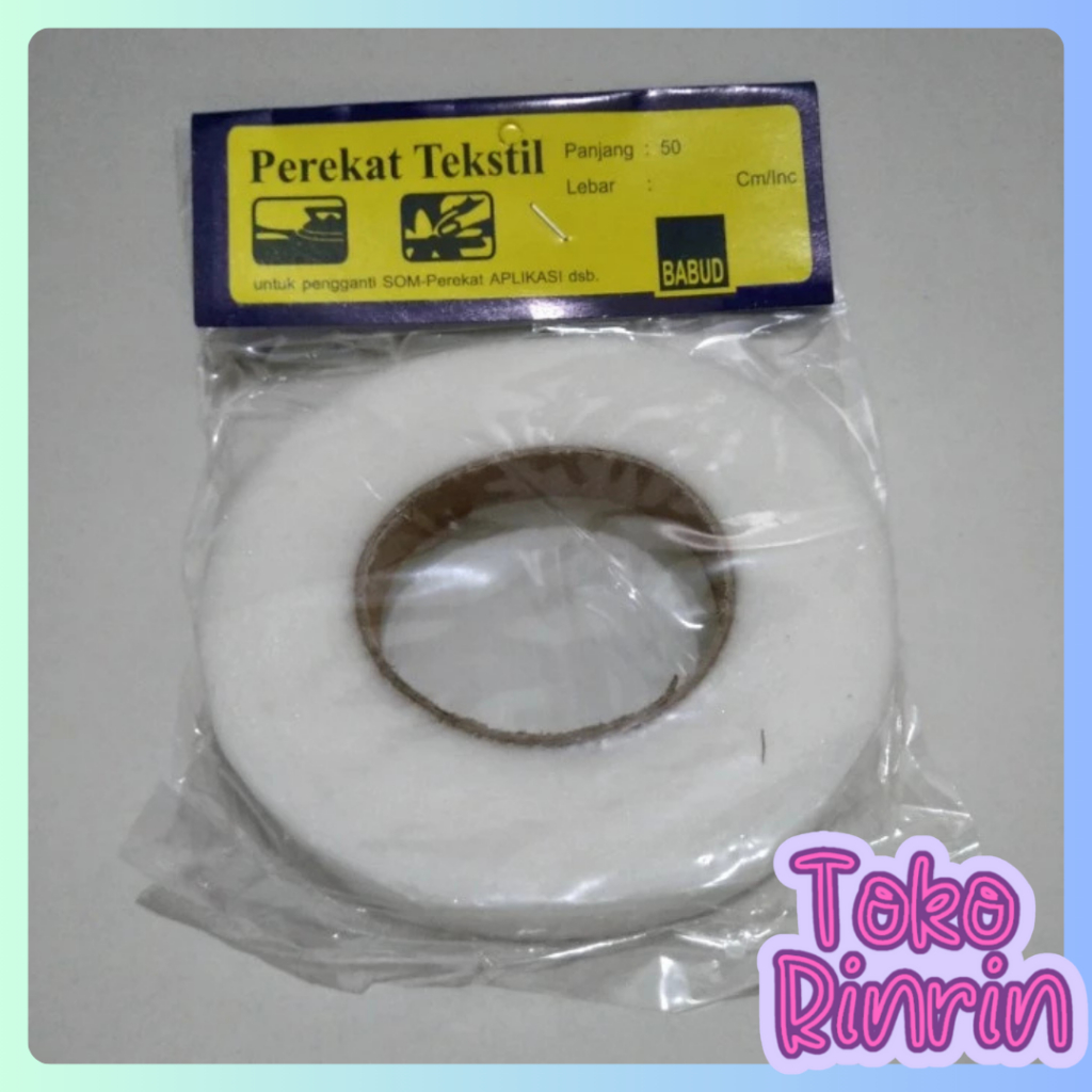 Rinrin Perekat Tekstil Som - Lem Kain Dua Sisi - Lem Som