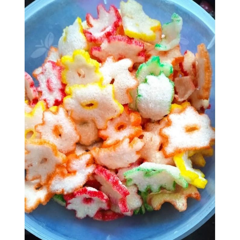 

Kerupuk Kepang Mentah / Kerupuk Seblak / Kerupuk Kering / Kerupuk Rantai /Kerupuk Kepang warna /Kerupuk Mentah