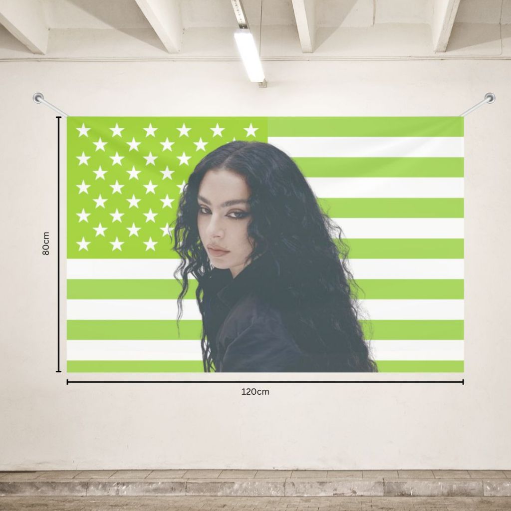 Charli xcx Brat Flag (Bendera Charli xcx)