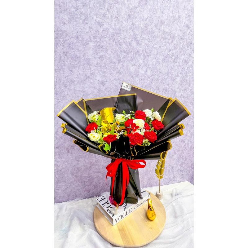 Buket Akrilik Custom Hadiah Wisuda Flower Bouquet Buket Wisuda Acylic