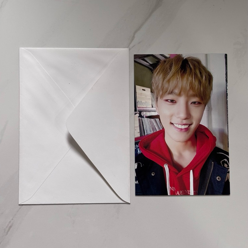 SEVENTEEN SVT DINO TEEN, AGE CLAP BROADCAST PRE-RECORDING GIFT POSTCARD OFFICIAL