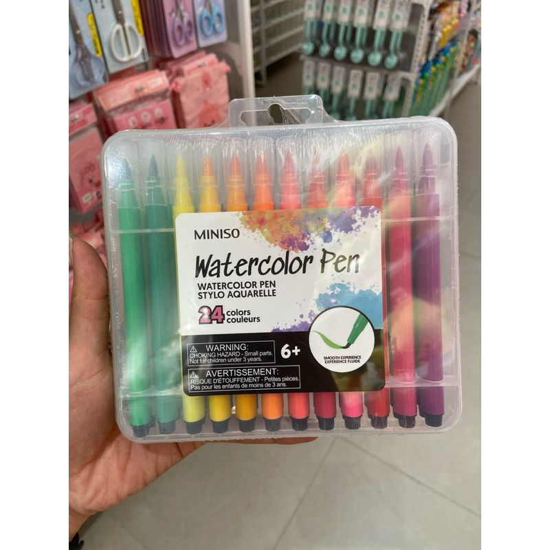 

MINISO Watercolor pen||Spidol 24 warna
