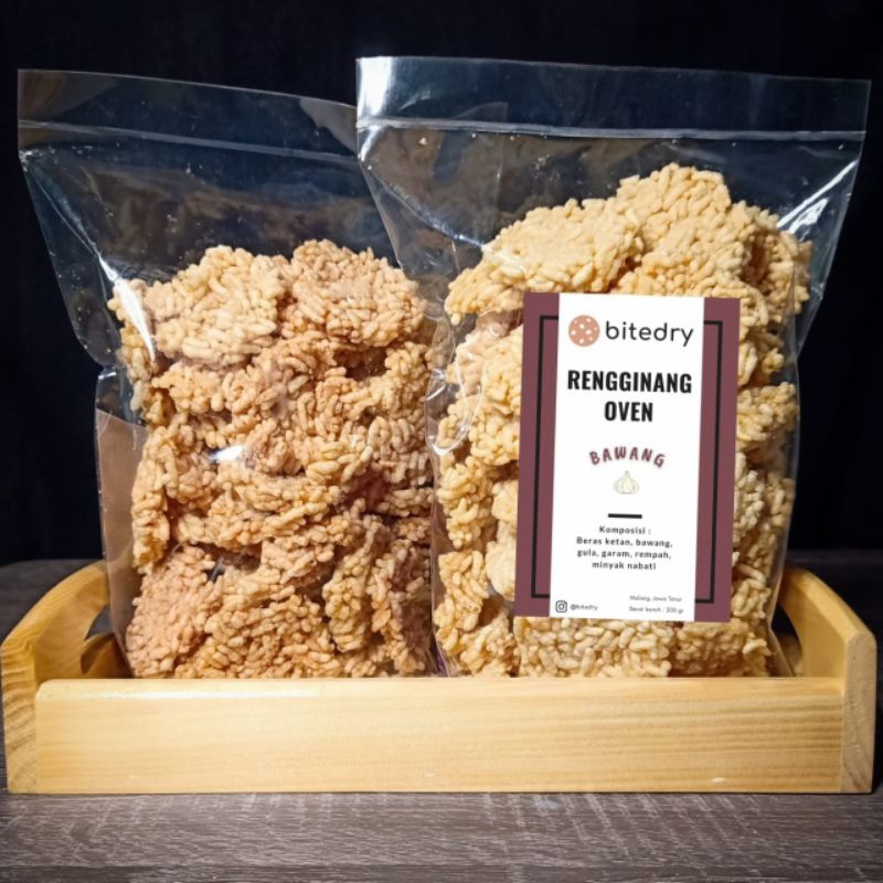 

Rengginang Matang Rasa Bawang Isi 200 gr