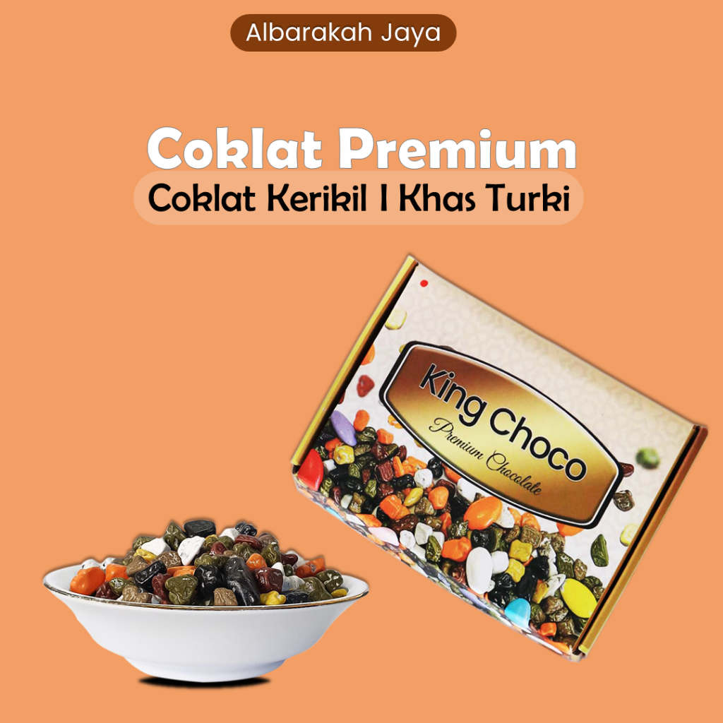 

Cokelat Batu Krikil Khas Arab Turky Choco Chocolate Premium Cemilan Permen Coklat Oleh Haji Umroh