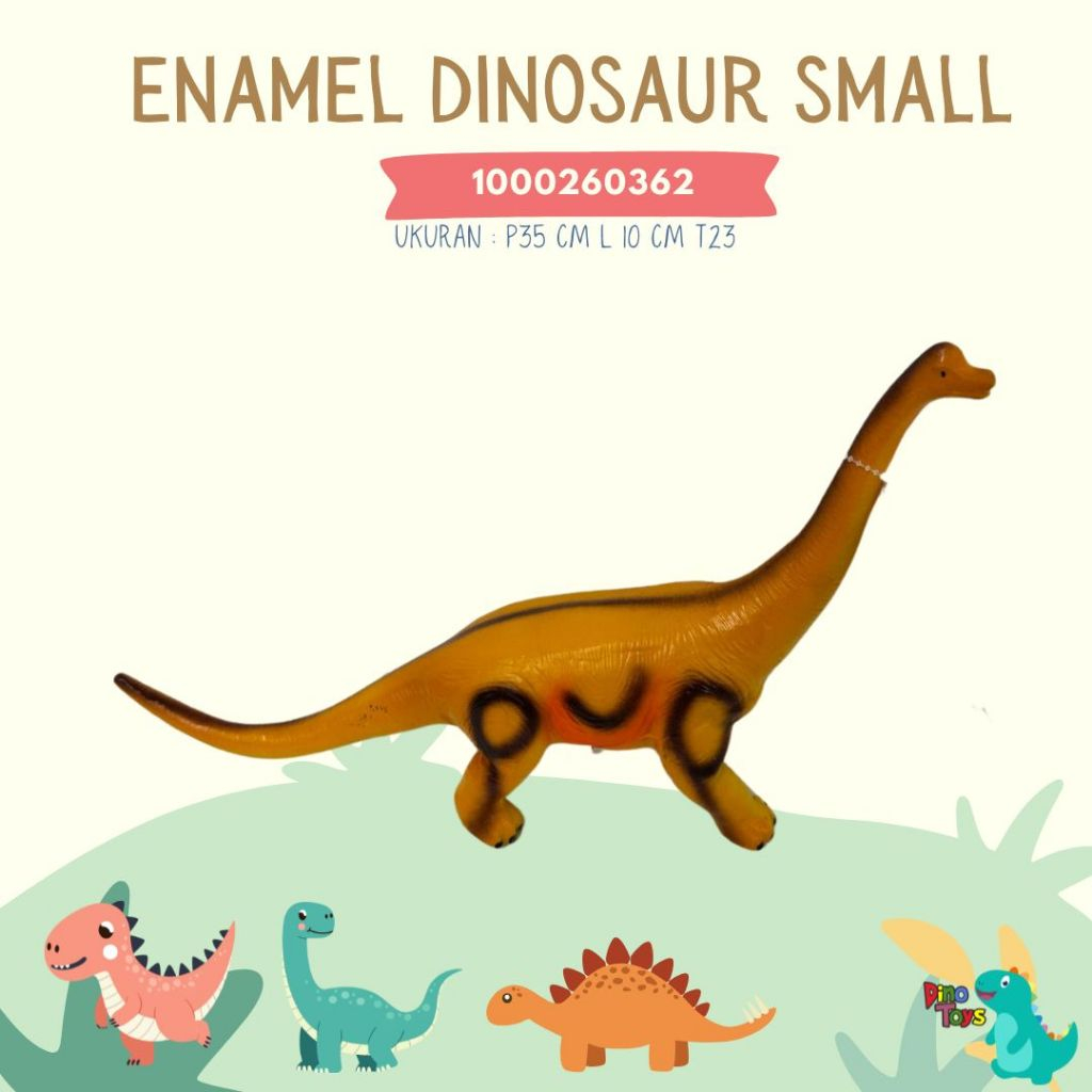 ENAMEL DINOSAUR SMAL VYNIL DINO HEWAN KARET DINOSAURUS DINO TOYS UNGARAN