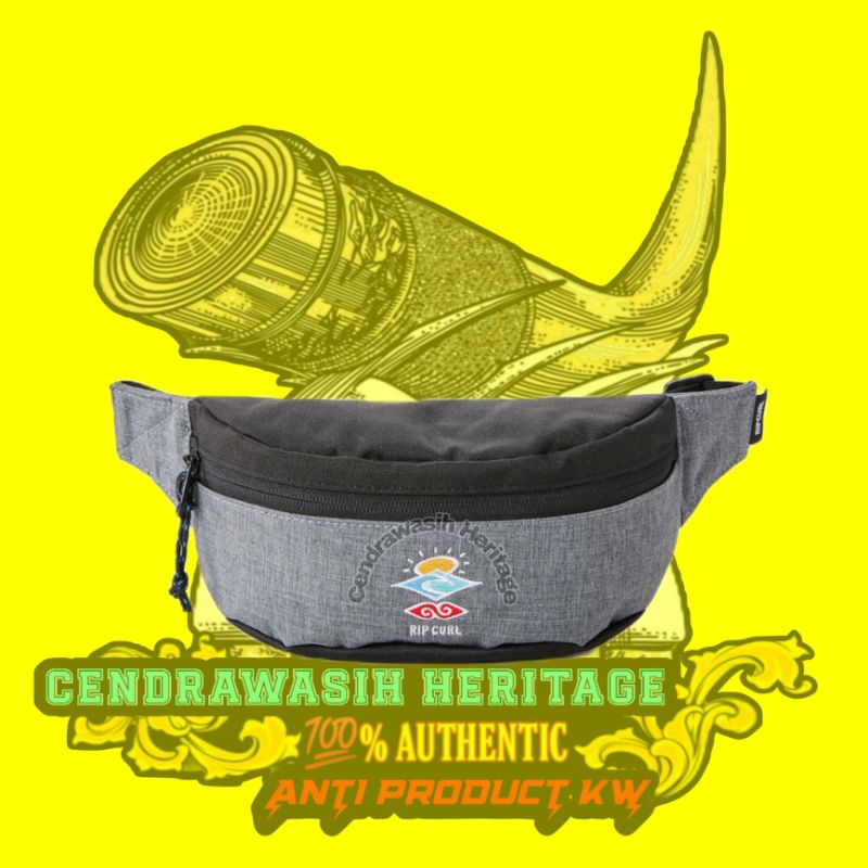 Rip Curl Waist Bag Small Icons Of Surf Grey Original