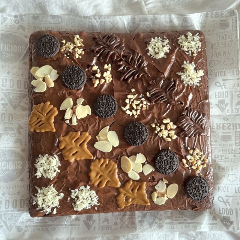 

KukasiCookies | Fudgy Brownies 20x20 Birthday/Gift/Hampers