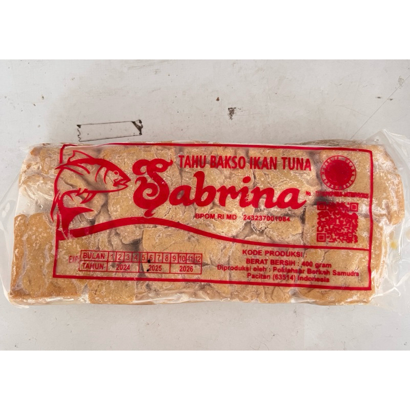 

TAHU IKAN BAKSO IKAN TUNA SABRINA