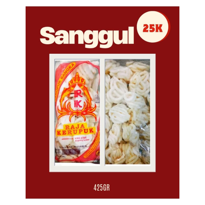 

Raja Kerupuk Bangka Sanggul 425gr