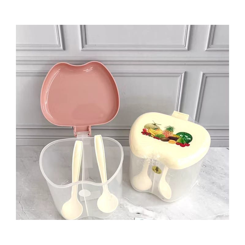 Apple Kitchen Pot AKP 604 / Wadah Bumbu / Tempat Bumbu 2 Sekat merk Owl Plast