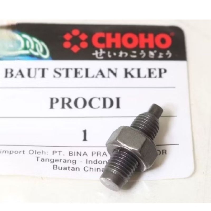 Baut Stelan Setelan Klep Gl Pro Gl100 Cb Tiger Megapro Original Choho