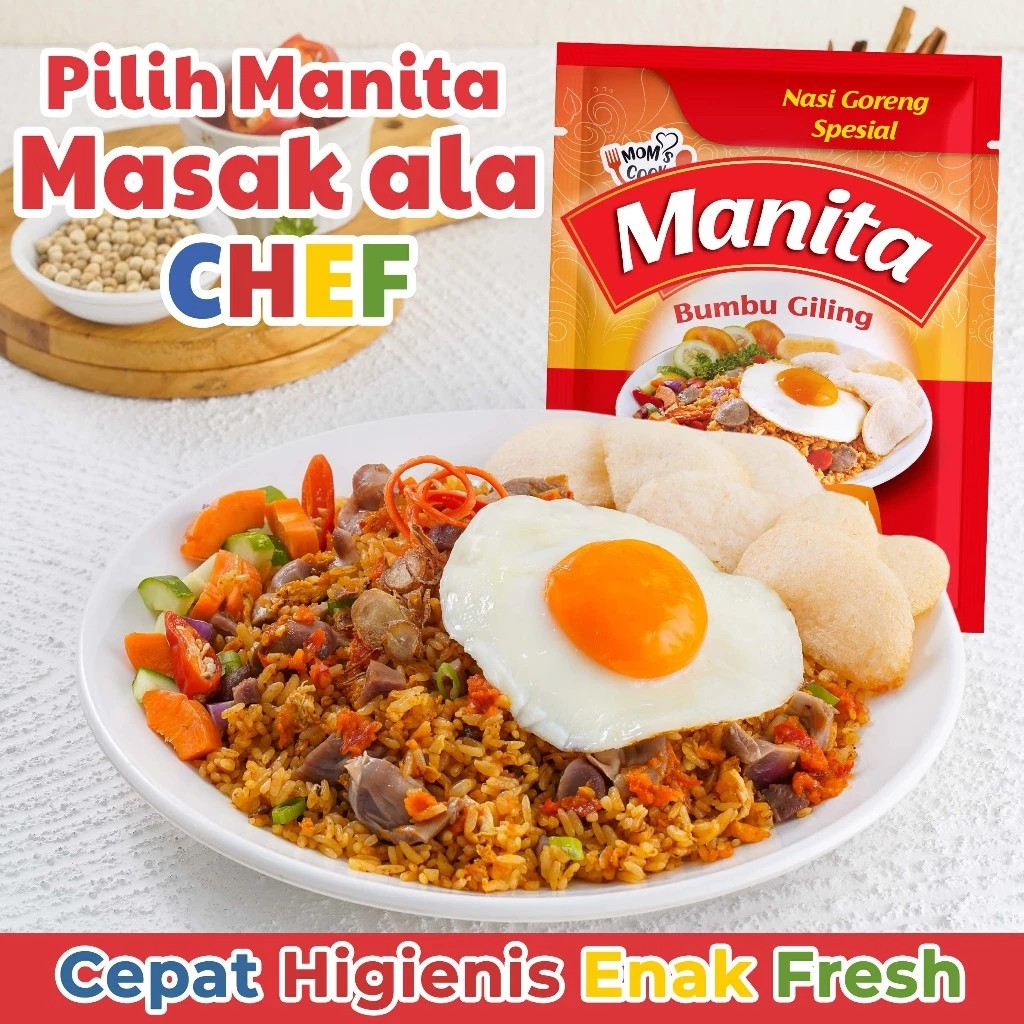 

MANITA Bumbu Nasi Goreng 80gr Instan
