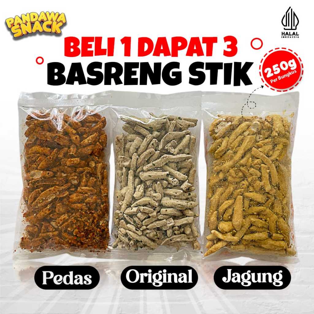

Basreng Beli 1 Dapat 3 Varian Berbeda Bundling 750gr