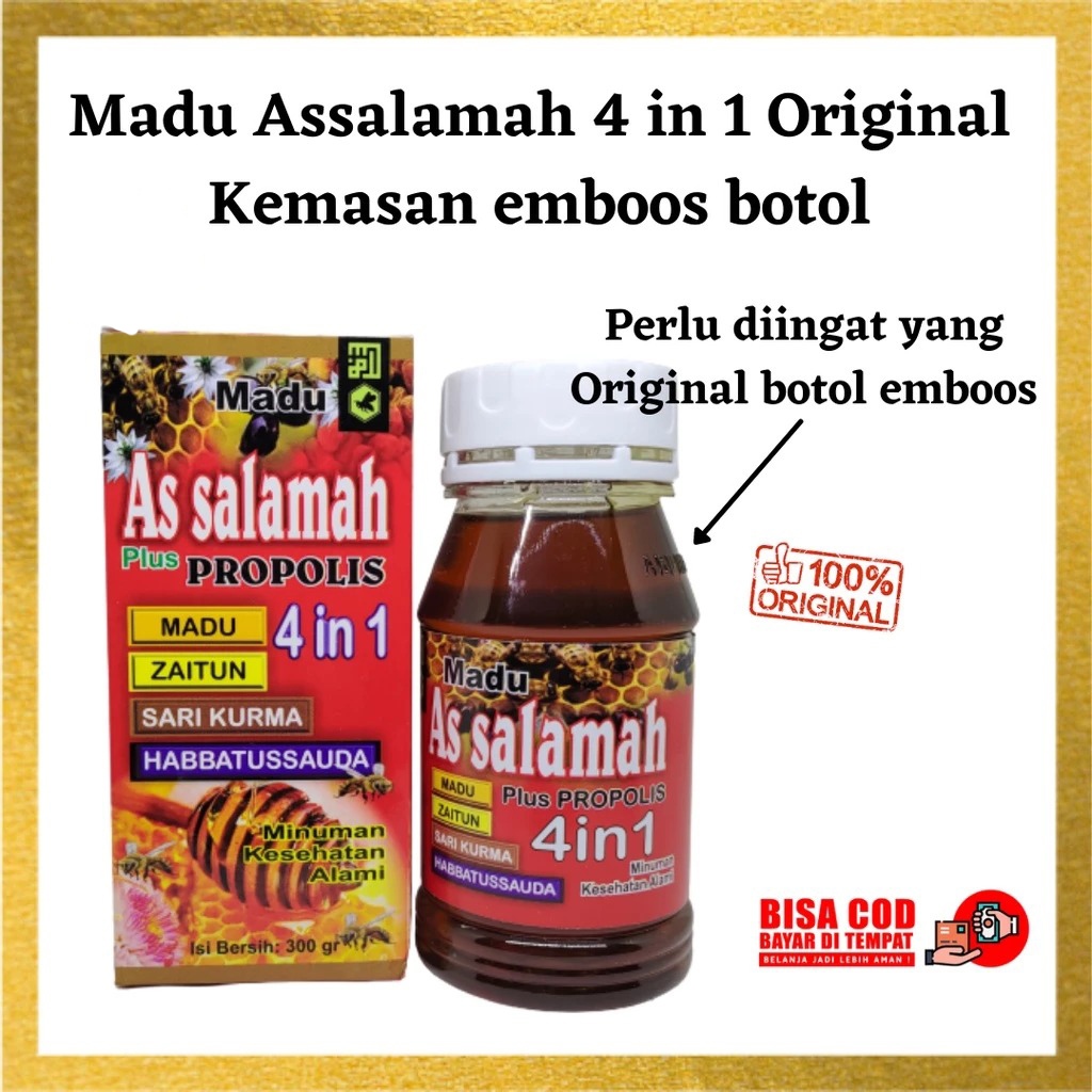 

AS SALAMAH - Madu Assalamah 4 in 1 Habbatussauda 300gr