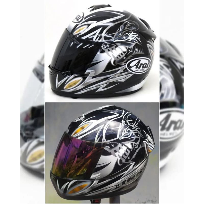 Helm INK CL26 Dragon eye size.L motif ARAI Eternal
