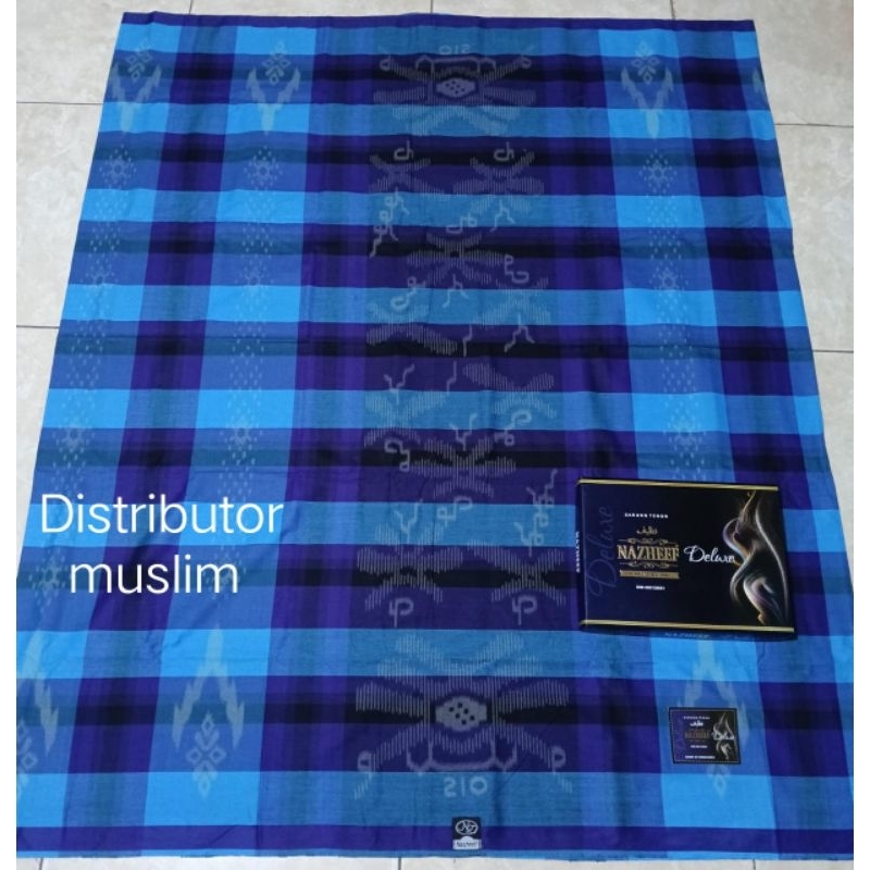 (grosir) sarung nazheef deluxe full kembang terbaru KDT jadul sandur motif BHS KDT full kembang