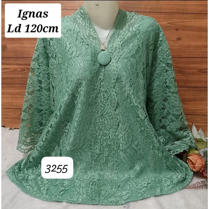 Blus Brokat Premium Jumbo