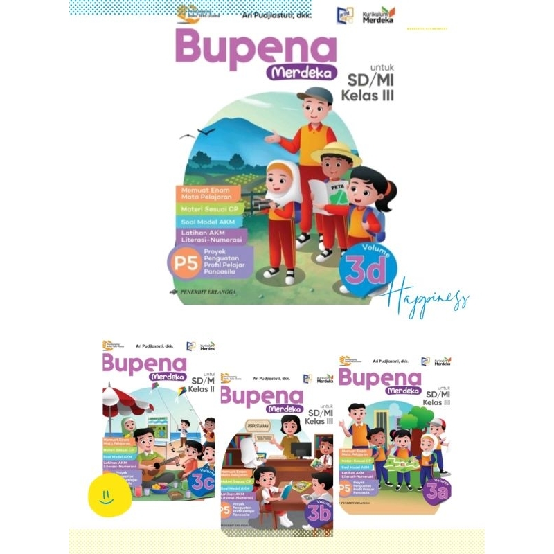 BUPENA KELAS 3 SD KURIKULUM MERDEKA ERLANGGA