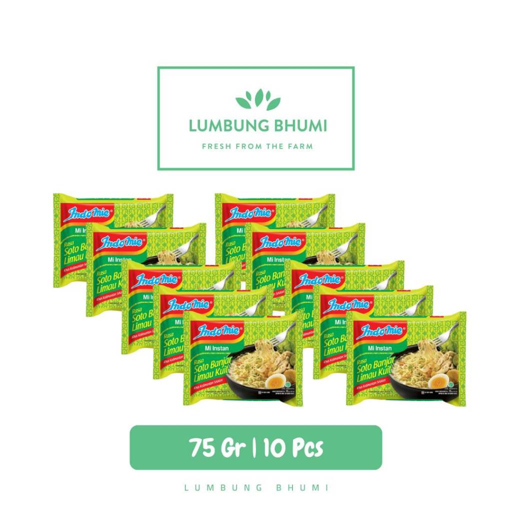 

INDOMIE Mi Soto Banjar Limau Kuit 75 Gr Grosir 10 Pcs - Lumbung Bhumi