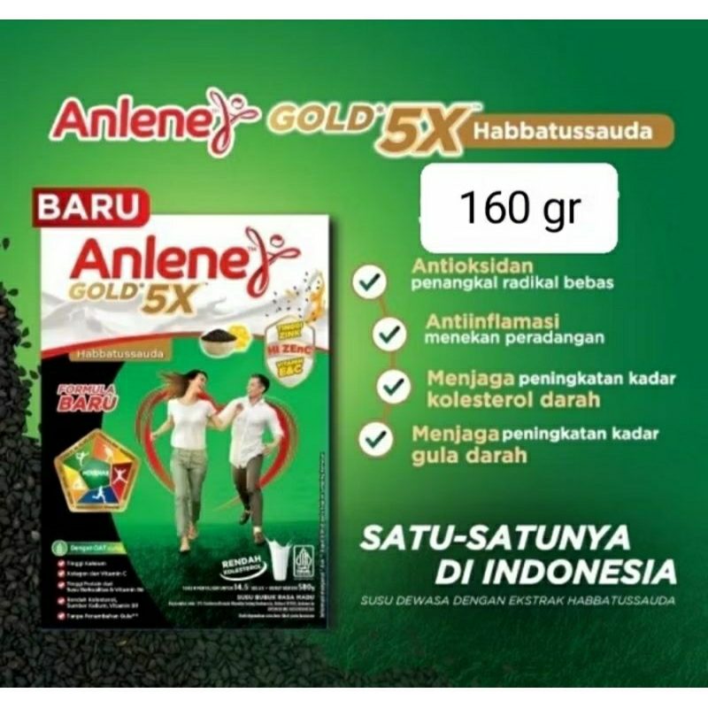 

Anlene Gold 5X Habbatussauda 160gr
