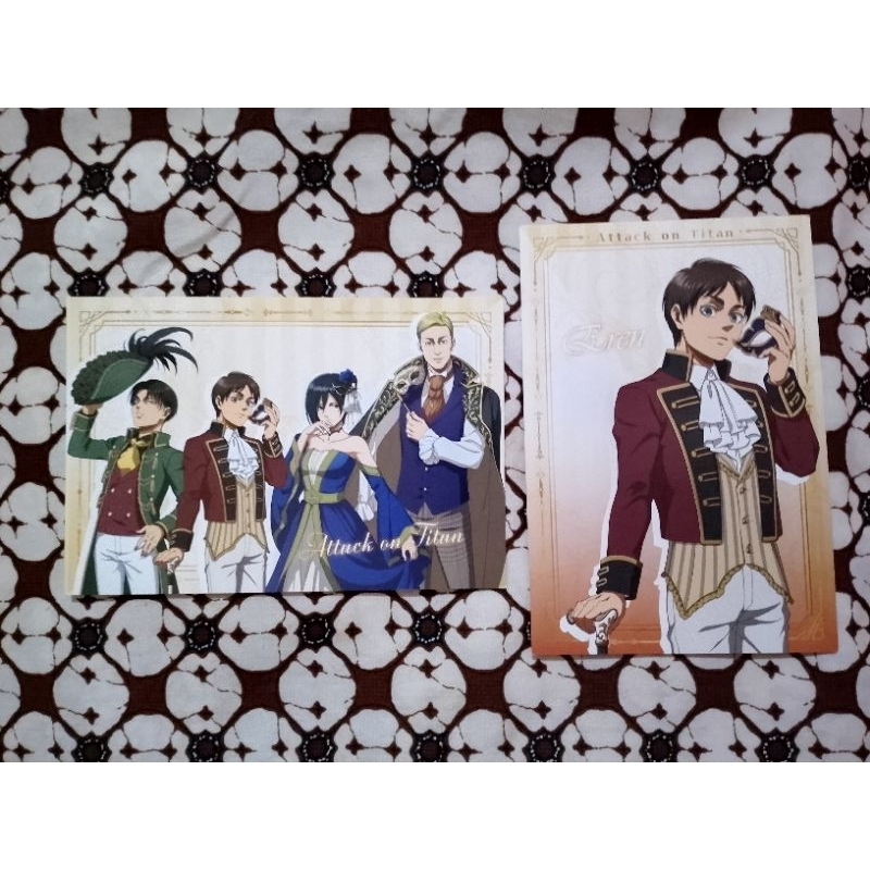 

[Redy Stock] Attack on Titan Masquerade Animate Postcard SET