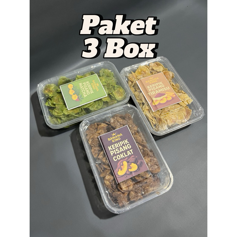 

Keripik Pisang Lumer Paket 3 Box 1500ml
