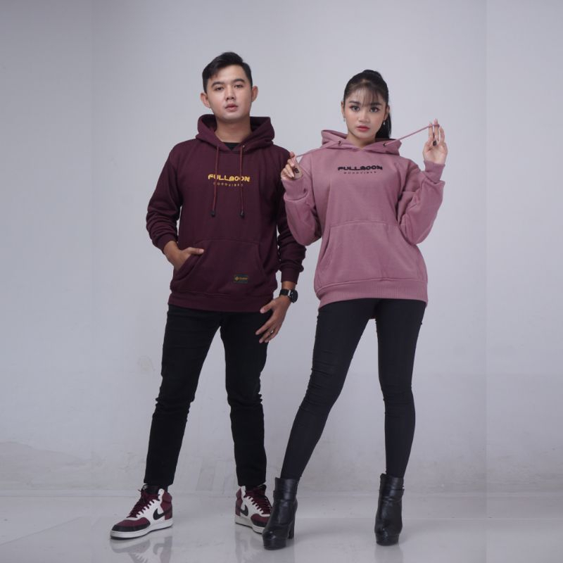 Hoodie FullMoon Unisex Pria/Wanita