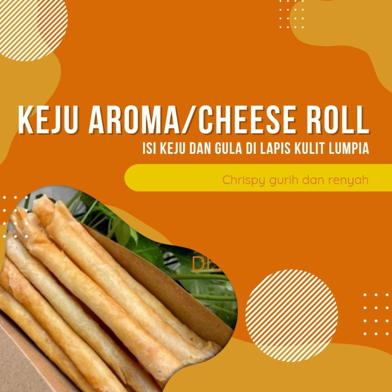 

Frozen Keju Aroma/Cheese Roll Isi 10 Per Box