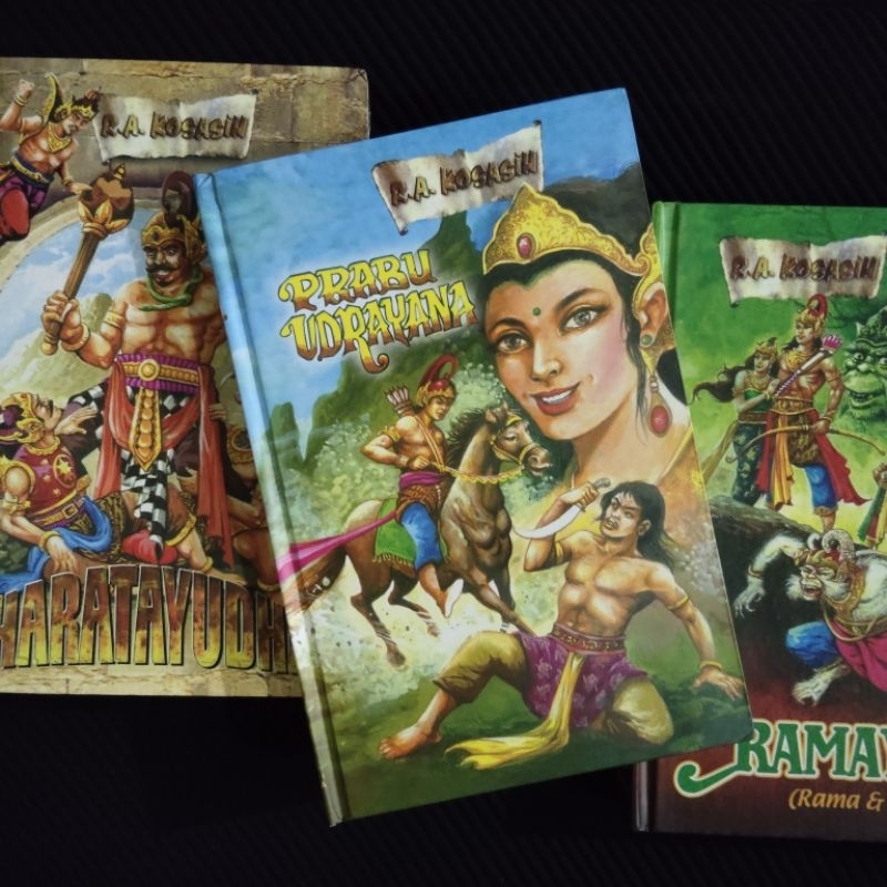 Buku Langka Original • Komik Klasik Lokal - Ramayana / Bharatayudha /Pandawa Seda / Parikesit / Prab