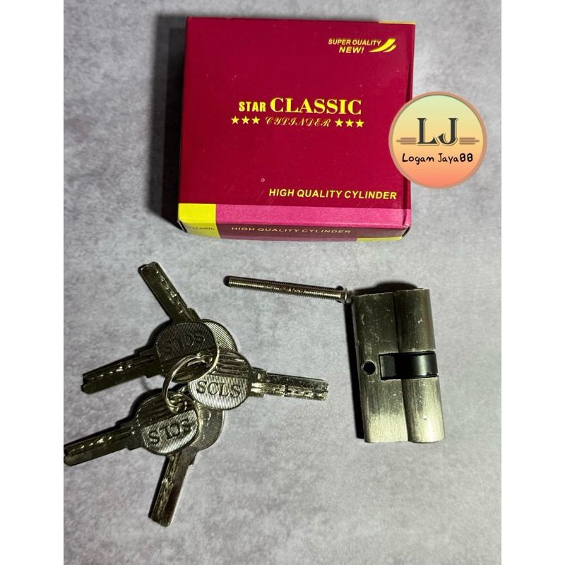 Kunci Pintu Silinder STAR CLASSIC | Kunci Pintu rumah kuat dan berkualitas