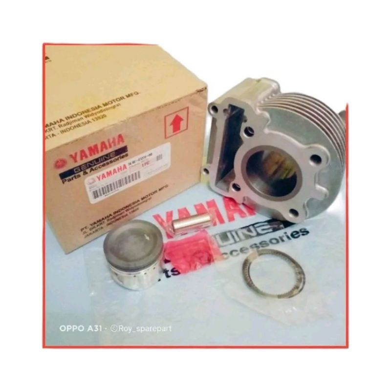 Blok Set Mesin Piston Mio Lama/New/Sporty/Soul/Fino Karburator Kode 5LW Ori Asli Yamaha - Motorcycle