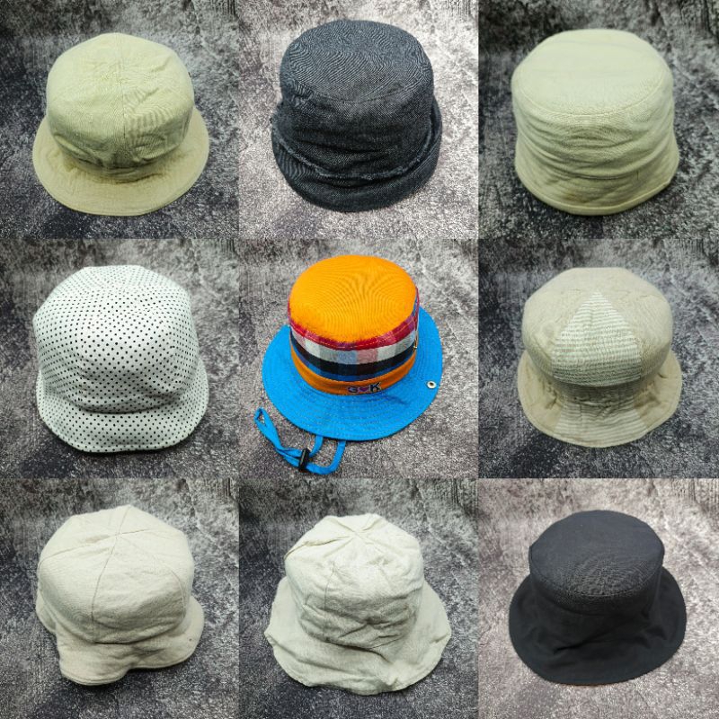 THRIFT TOPI BUCKET ANAK - Second Branded