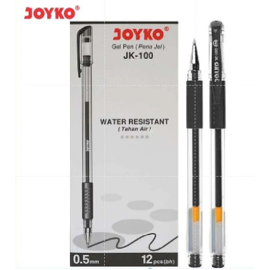 

Gel Pen Pulpen Pena Joyko JK-100 Hitam 0.5 mm