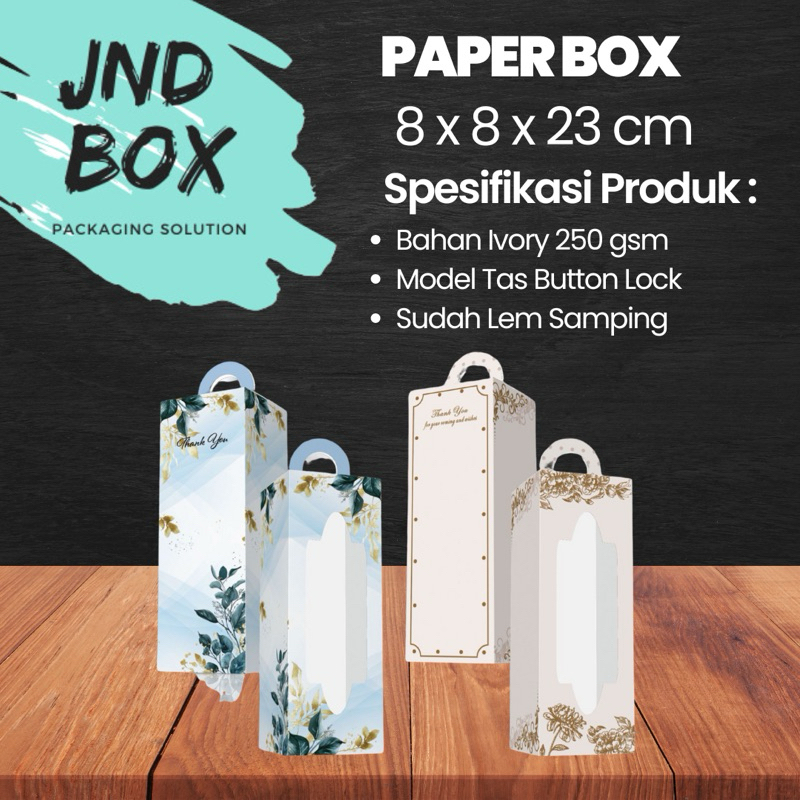 

Box Souvenir 8 x 8 x 23 cm Ivory (Min Order 5 pcs)