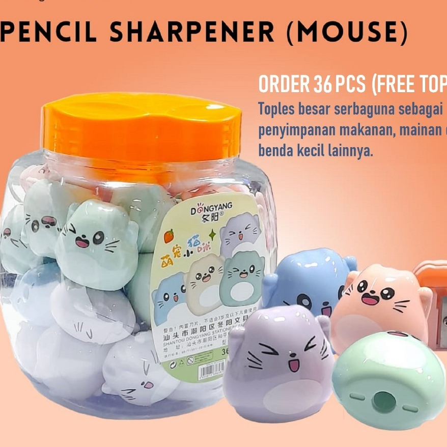 

Serutan Pensil Lucu / Rautan Pensil Imut / Manual Pencil Sharpener SH-191 / 36pcs