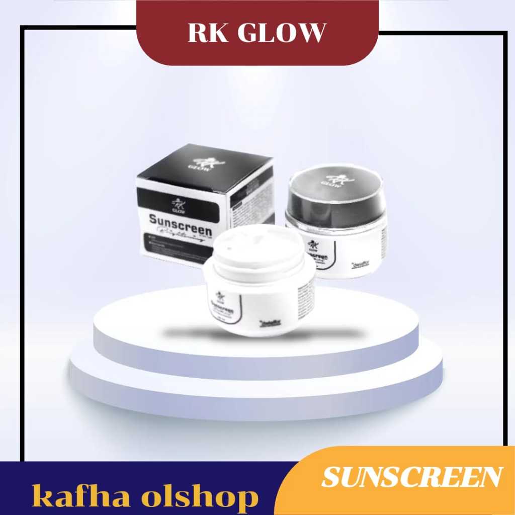 SUNSCREEN RK GLOW BY DWI AFFOR / RK GLOW SUNSCREEN BRIGHTENING