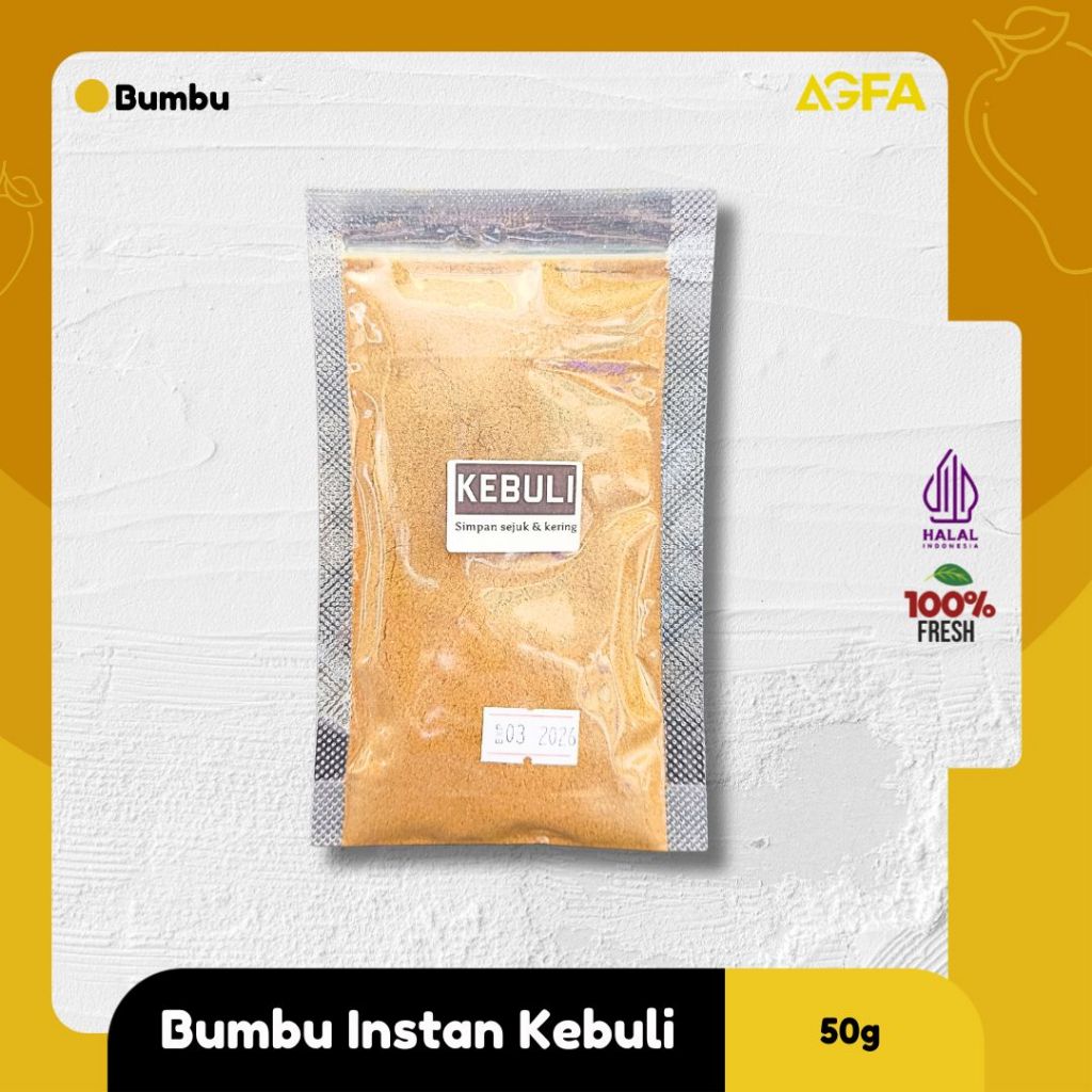 

Bumbu Instan Praktis Kebuli 50gr