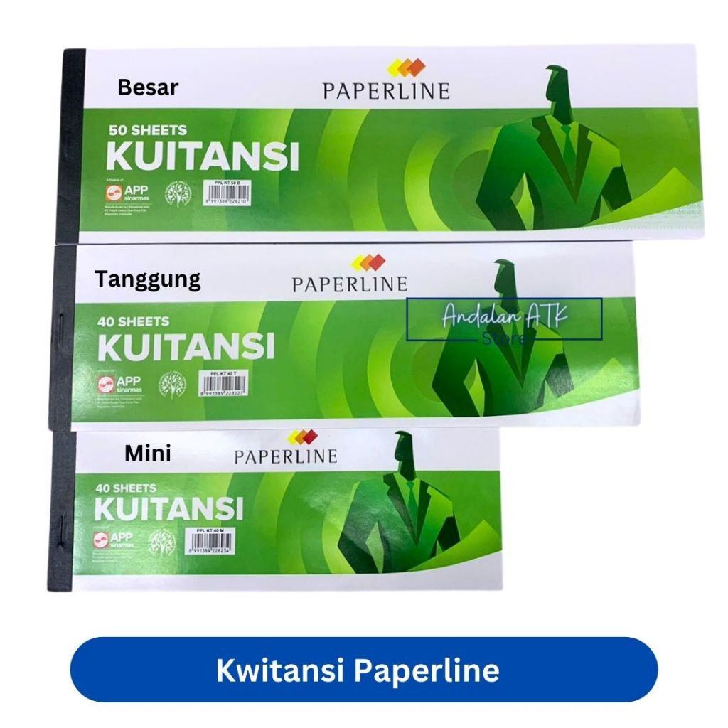 

Buku Kwitansi Paperline Besar Sedang Kecil / Buku Kuitansi Bagus