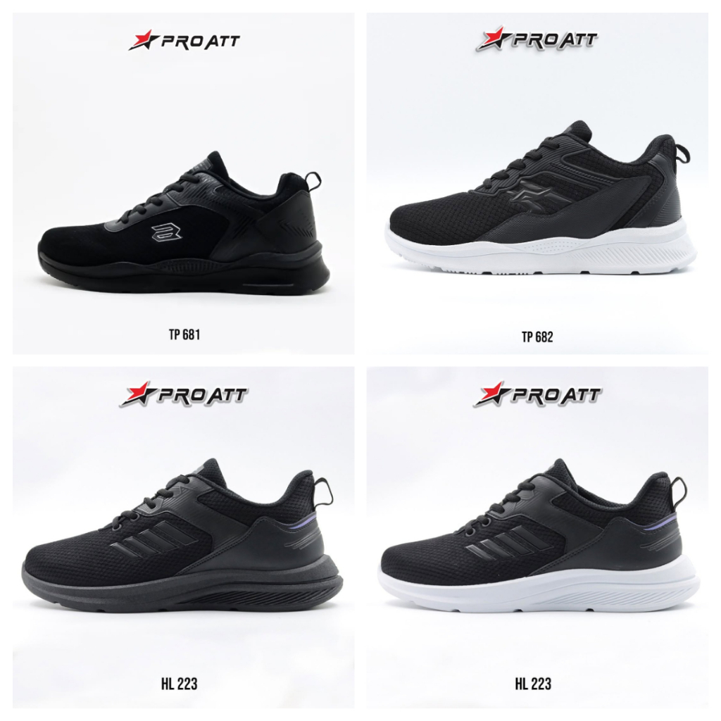 Sepatu Sekolah Dewasa pria Pro Att HL 223 Size 39-44 100% Original Terlaris Termurah