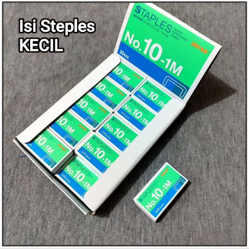 

ISI STAPLES JOYKO KECIL NO.10 1pack (20kotak)