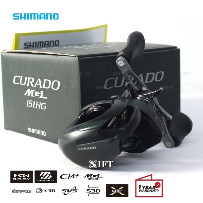 REEL SHIMANO CURADO MGL 151HG 7.2:1