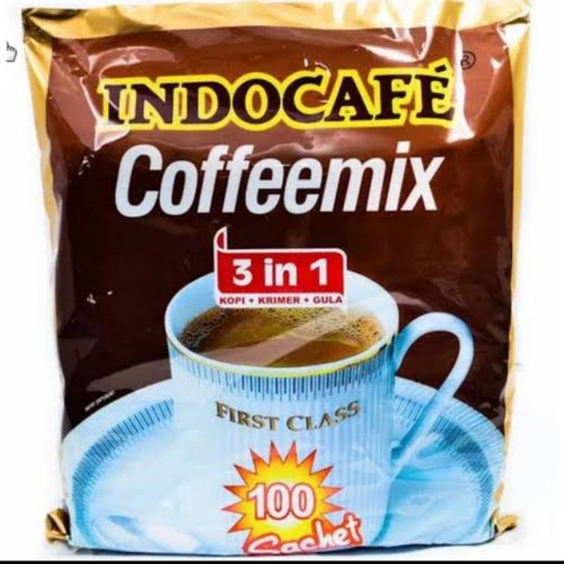 

INDOCAFE Coffeemix 3 in 1 | Kopi Instan 1 bag Isi [100sachet x 20gr]