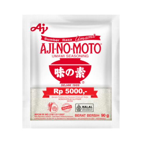 

Ajinomoto Penyedap Rasa 90gram (PCS) Bahan Tambahan Pangan Penguat Rasa